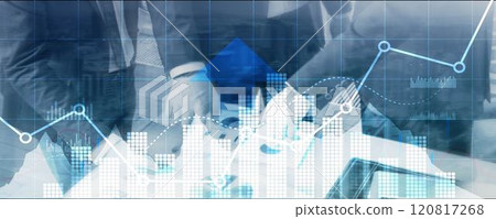 Business intelligence marketing finance management. Mixed Media 120817268