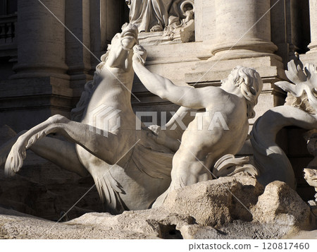 trevi fountain under restoration trevi fountain under restoration 120817460