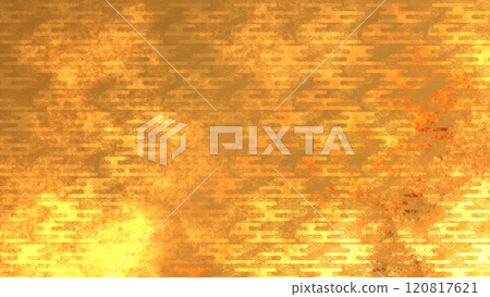 Golden Japanese pattern background Golden Japanese pattern background 120817621