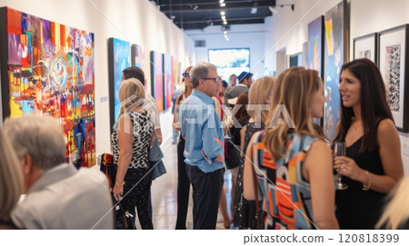 Artists Celebrating A Successful Gallery Opening 120818399