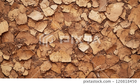 Cork Texture Brown Abstract Background 120818450