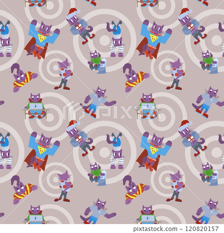 purple cat pattern for kids room wallpaper vector purple cat pattern for kids room wallpaper vector 120820157