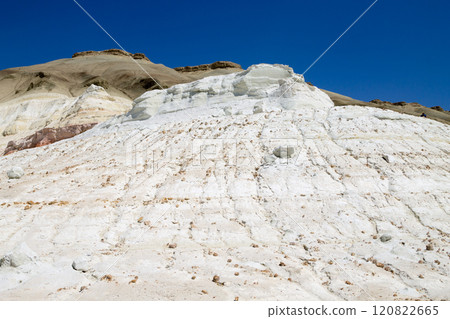 Baysary rock formation view, Mangystau region, Kazakhstan 120822665