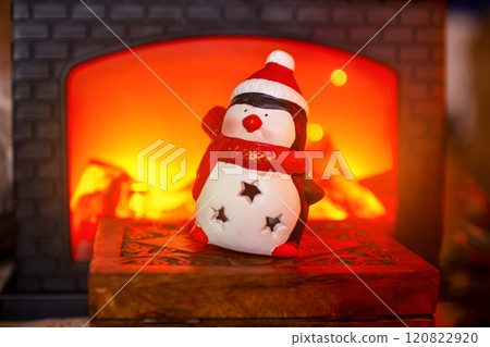 Beautiful festive decorations on the Christmas tree. New Year 2025 Beautiful festive decorations on the Christmas tree. New Year 2025 120822920