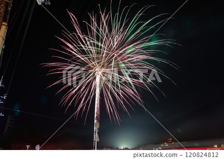 Fireworks at Kagamigawa Park, Kochi 120824812