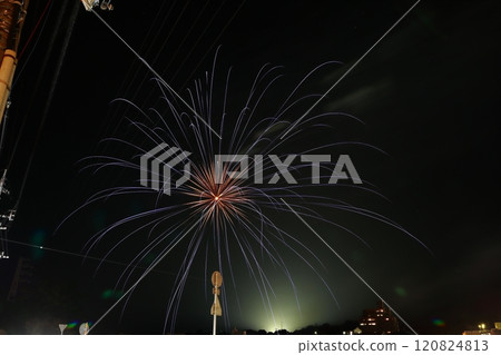 Fireworks at Kagamigawa Park, Kochi 120824813