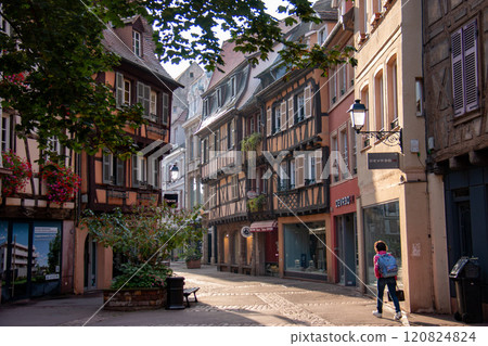 法國科爾馬老城風景 科爾馬 120824824