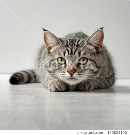 Lying tabby cat Lying tabby cat 120825100
