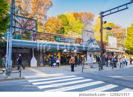 Harajuku Station Takeshita Exit *Some parts are soft focus 120825357