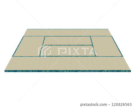 Tatami (eight tatami mats) Old tatami mats, oblique view Tatami (eight tatami mats) Old tatami mats, oblique view 120826563