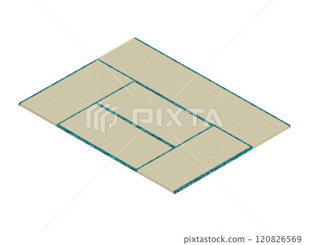 榻榻米 (6 榻榻米) 老榻榻米，等距 120826569