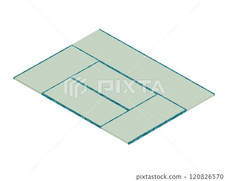 榻榻米 (6 榻榻米) 新榻榻米，等距 120826570