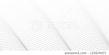 Abstract waves background, graphic wavy lines pattern, modern design with thin stripes. Abstract waves background, graphic wavy lines pattern, modern design with thin stripes. 120826971