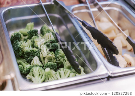 Buffet venue Salad corner Broccoli 120827298