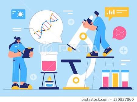 Biomarkers Vector Illustration featuring Biomarker DNA Biology Evidence, Nanotechnology, Structural Chemical Formulas, and Molecular Models Biomarkers Vector Illustration featuring Biomarker DNA Biology Evidence, Nanotechnology, Structural Chemical Formulas, and Molecular Models 120827860