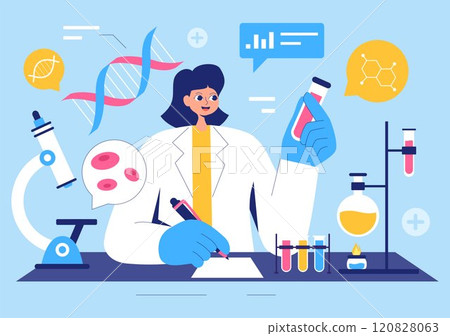 Biomarkers Vector Illustration featuring Biomarker DNA Biology Evidence, Nanotechnology, Structural Chemical Formulas, and Molecular Models Biomarkers Vector Illustration featuring Biomarker DNA Biology Evidence, Nanotechnology, Structural Chemical Formulas, and Molecular Models 120828063