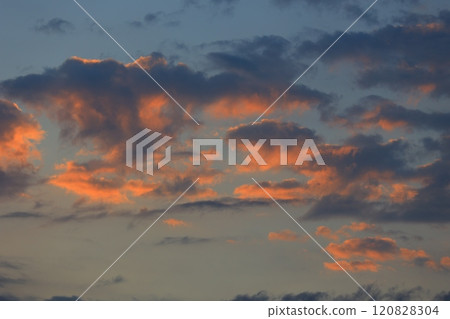 風景與日出雲 120828304