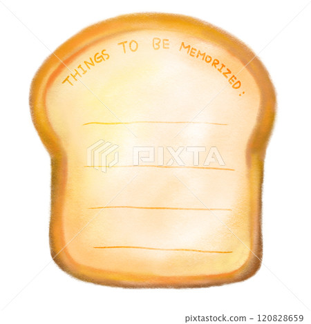 Toast memo template design, Memory Bread, food memo design Toast memo template design, Memory Bread, food memo design 120828659