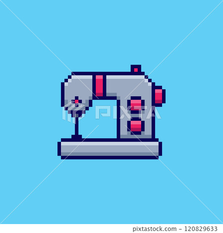 Pixel art Sewing Machine game asset design Pixel art Sewing Machine game asset design 120829633