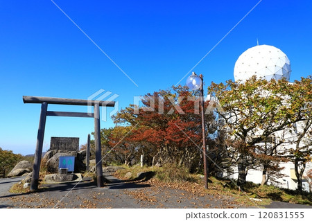 秋葉的御在所山頂 雨量雷達 秋葉的御在所山頂 雨量雷達 120831555