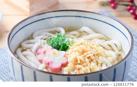 Tempura scraps udon (Tanuki udon) 120831776