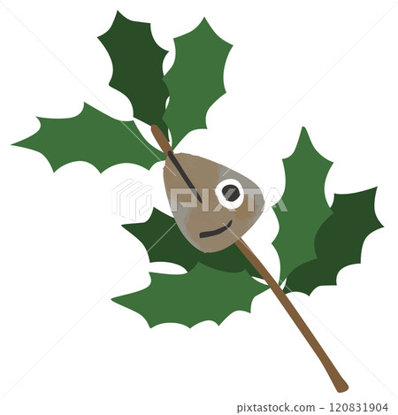 Vector illustration of hiiragi iwashi Vector illustration of hiiragi iwashi 120831904