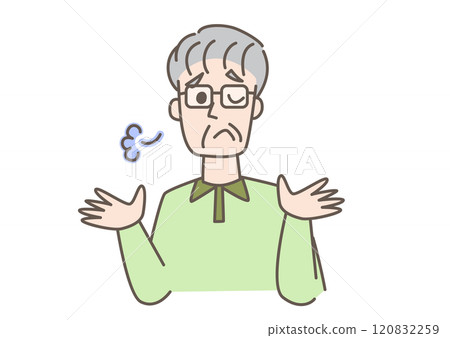 A person sighing 120832259