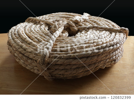 A rope used in a Shinto ritual purchased online A rope used in a Shinto ritual purchased online 120832399