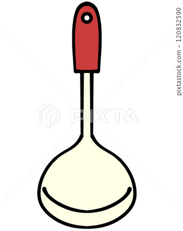 Simple ladle illustration material Simple ladle illustration material 120832590