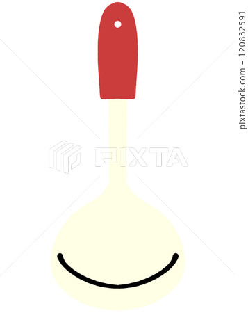 Simple ladle illustration material Simple ladle illustration material 120832591