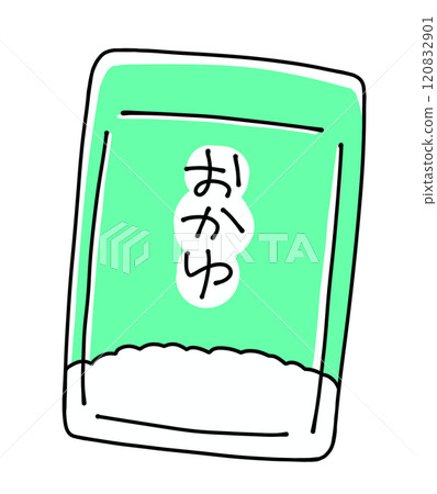 A simple, light porridge pack with a solid coating A simple, light porridge pack with a solid coating 120832901