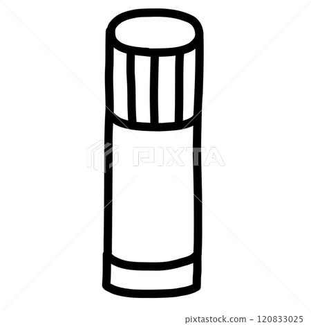 手繪可愛的膠棒圖示插畫 手繪可愛的膠棒圖示插畫 120833025