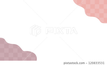 簡約時尚的日式現代背景素材-日本傳統圖案格紋角框-16:9 簡約時尚的日式現代背景素材-日本傳統圖案格紋角框-16:9 120833531