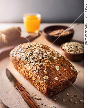 Whole Wheat Bread with Mixed Cereal Whole Wheat Bread with Mixed Cereal 120833577