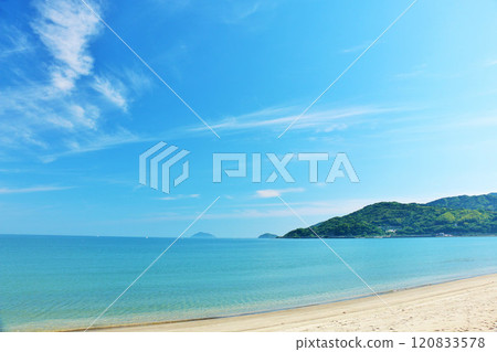 Saga Prefecture Blue sky and blue sea Saga Prefecture Blue sky and blue sea 120833578