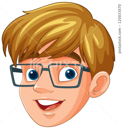 Smiling Boy with Glasses Smiling Boy with Glasses 120833870