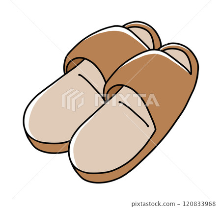 Loose and simple slippers, solid color 120833968