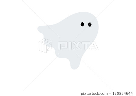 Flying ghost illustration material Flying ghost illustration material 120834644