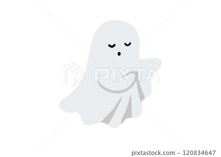 Dancing ghost illustration material 120834647