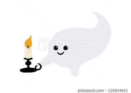 拿著燭台的鬼插畫素材 拿著燭台的鬼插畫素材 120834651