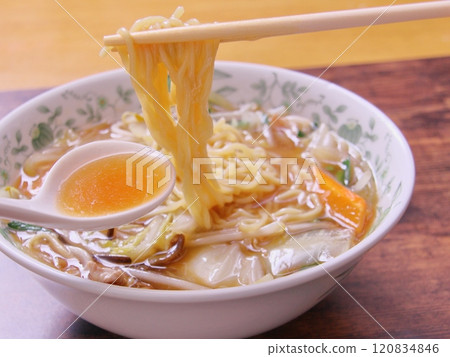Sanma noodles originated in Yokohama Sanma noodles originated in Yokohama 120834846