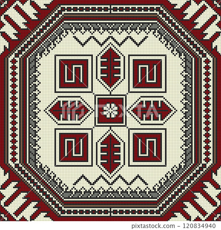 Persian seamless pattern design 4 120834940