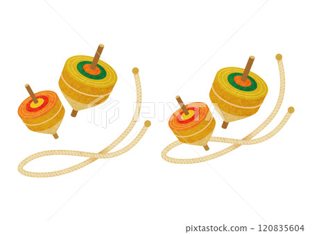 新年陀螺插畫 120835604