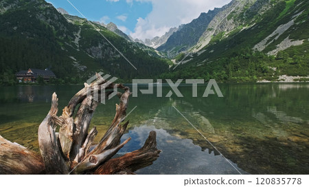 Poprad lake in High Tatras mountains 120835778