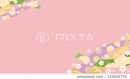 bg material - Sakura 9-2 vector 120836754