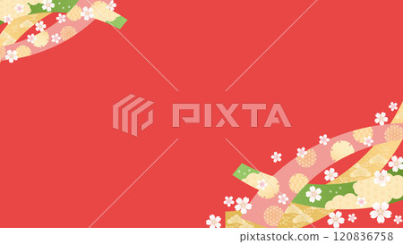 bg material - Sakura 9-3-2 vector 120836758
