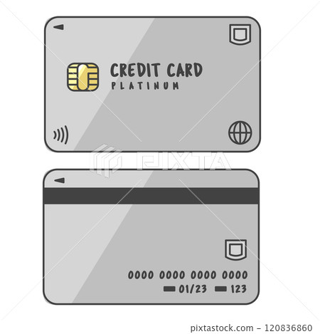 New numberless/touch payment credit card (platinum card/wealthy) Great value front and back set New numberless/touch payment credit card (platinum card/wealthy) Great value front and back set 120836860