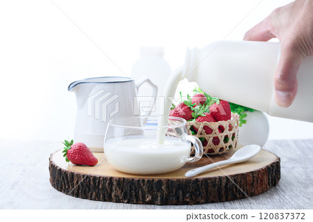 Drinking yogurt 120837372