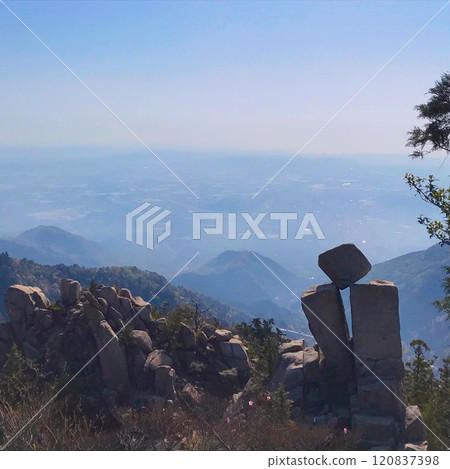 天氣晴朗時登山。禦在所山 天氣晴朗時登山。禦在所山 120837398