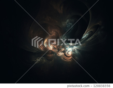 Nebula spreading in outer space Nebula spreading in outer space 120838356